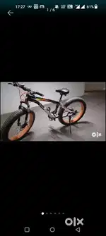Foxter brand Fat tyre bicycle alomost new