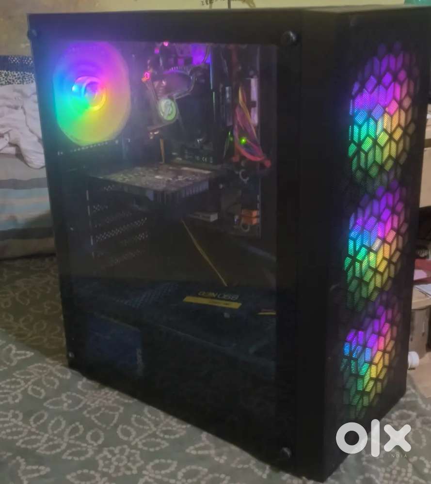 Intel i7-4770K RGB PC  8 GB RAM  512 GB SSD  Great Gaming & Editing
