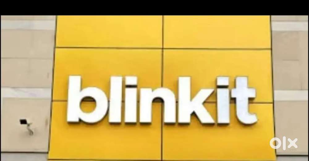 Delivery boy in blinkit company