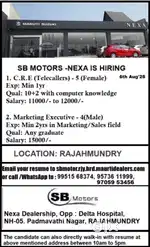 Wanted telecallers and  workshop marketing executives