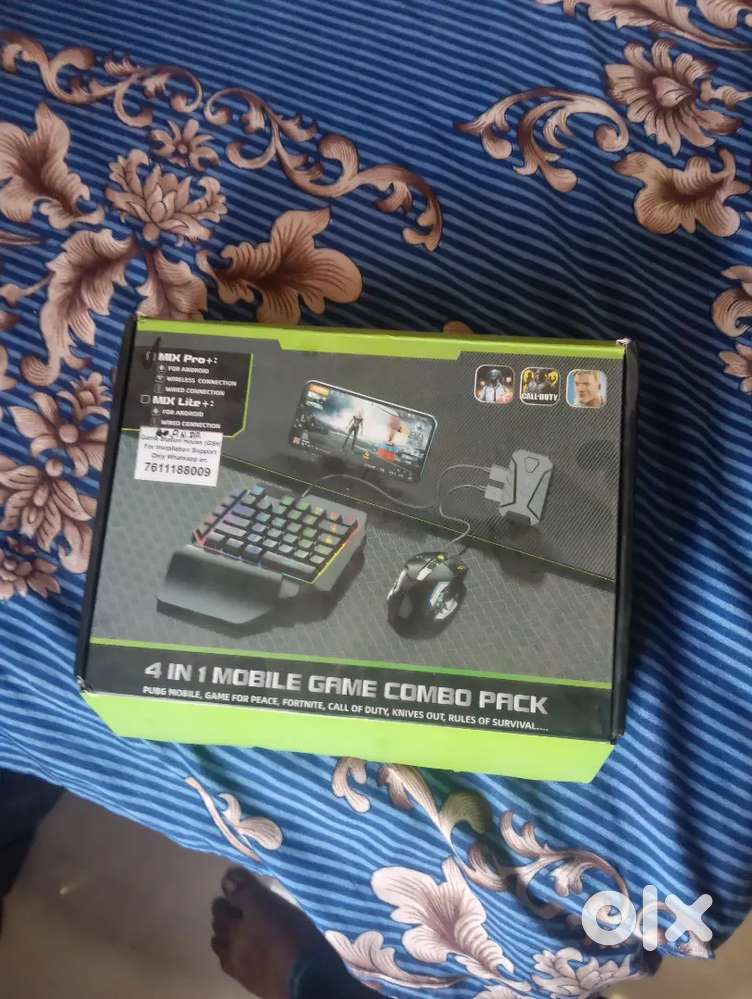 Gaming keyboard with blootooth mouse and keyboard