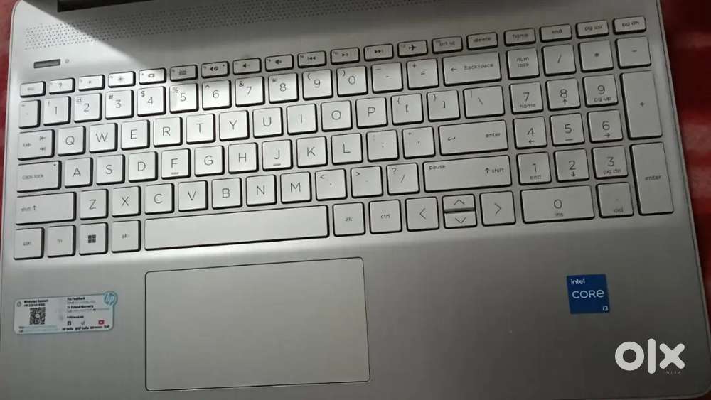 Hp laptop silver color