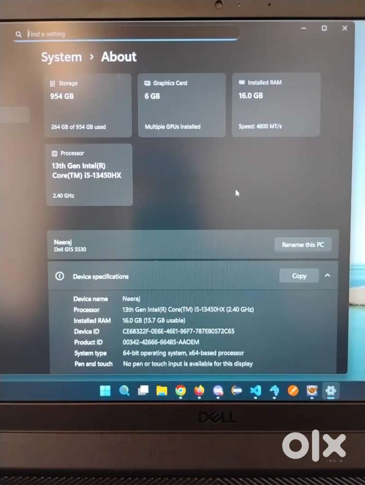 Dell G15 i5 Gaming Laptop