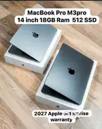 MacBook Pro M3pro 14 inch 18GB Ram 512 SSD