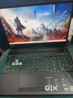 asus tuf gaming laptop ryzon 5/16GB+SSD 512gb/graphic 4GB/RGB back let