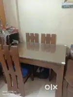 DINING TABLE WITH 4 CHAIRS
