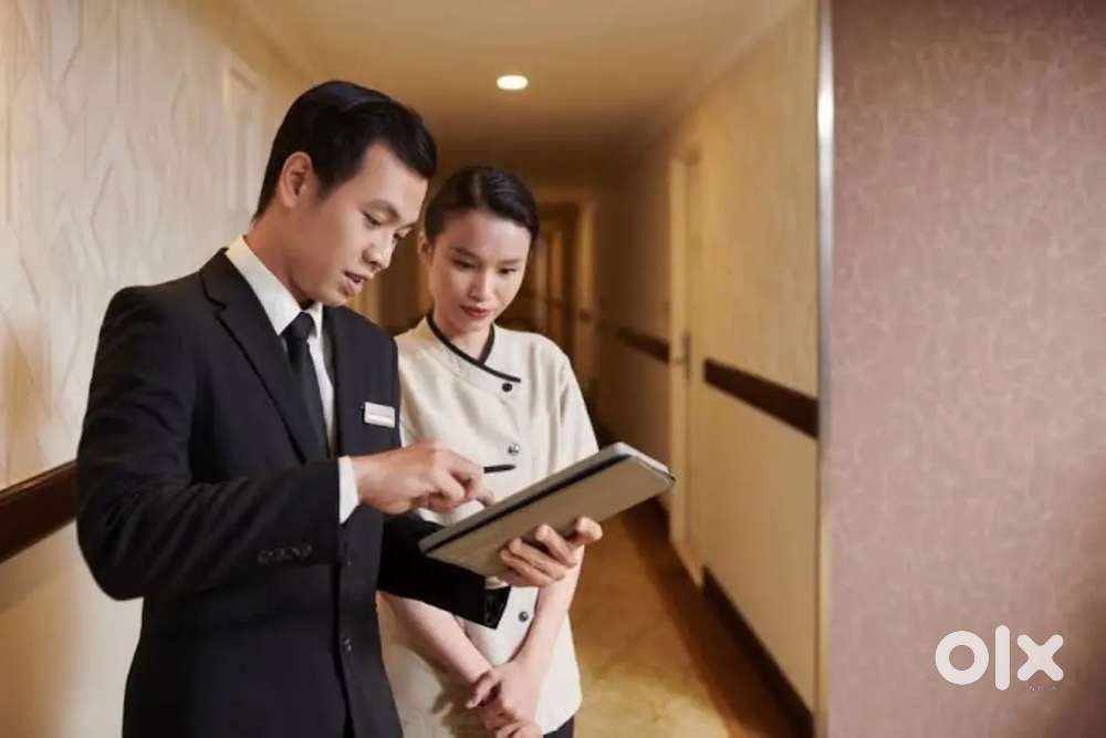 Resort manager and helper