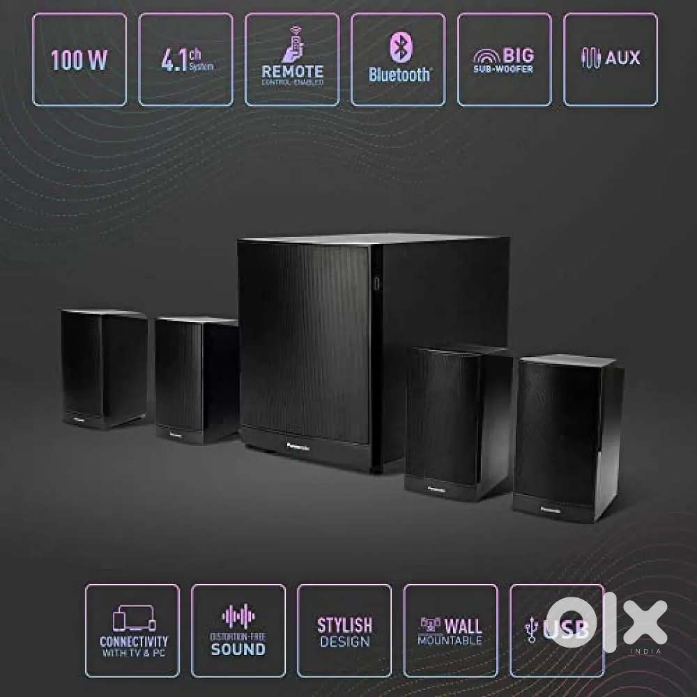 Panasonic SC-HT460GW-K 100 W Bluetooth Home Theatre