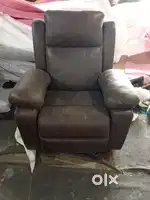 Recliner chair sofa with swades fabric available in Starf Furniture