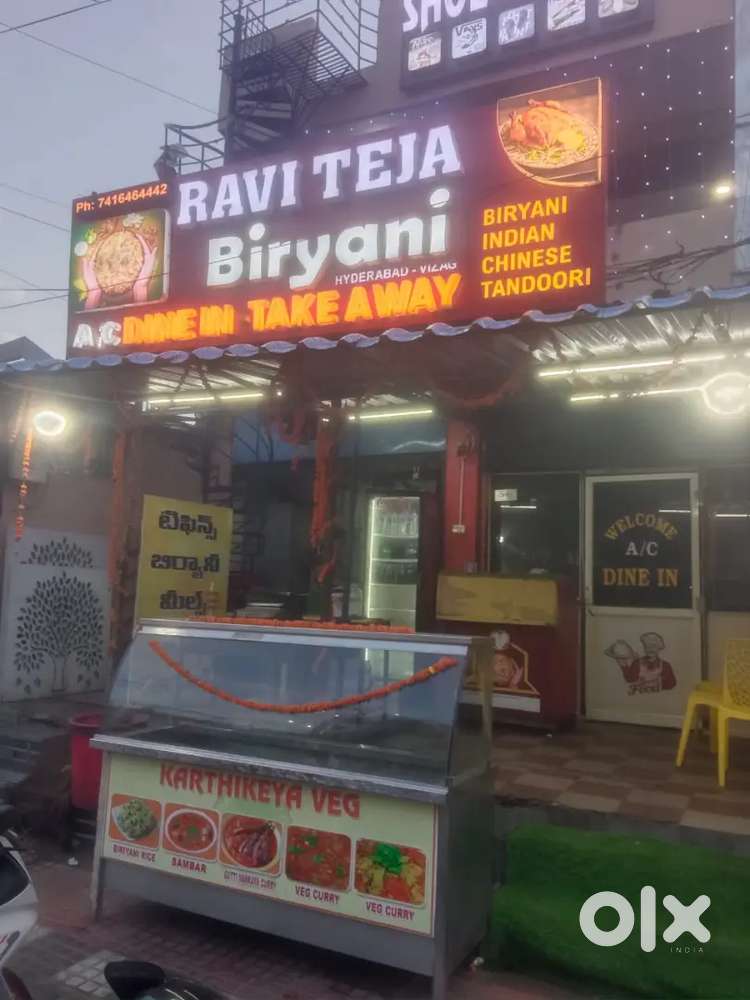 Ravi teja restaurant selling