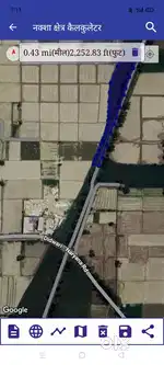 9 bigga  Zameen  Narayana aur Dedwari road ke paas nahar ka Pani hi