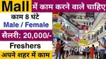 Need Candidate Vishal Mega Mart girls boys apply Delhi Ncr