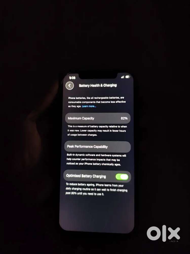 I phone 12/64 storege good condition with broken backpanel
