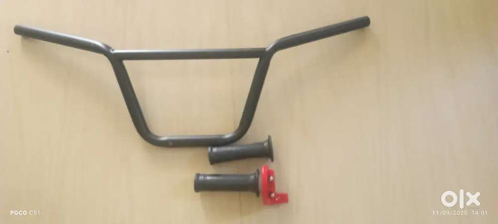 Short handle bar and throttle