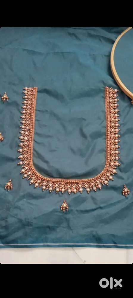 Aari works blouse