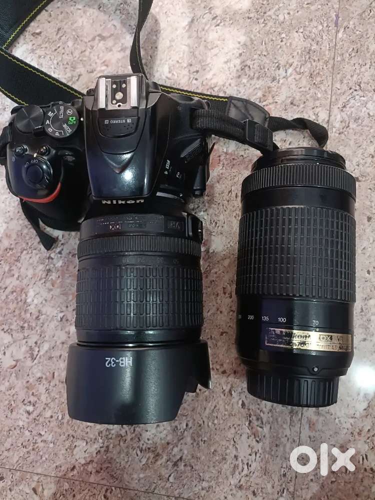 Nikon 5600d sath me dual lence 18-105 and 70-300mm