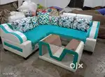 New model trendy collection L shape sofa with pillow