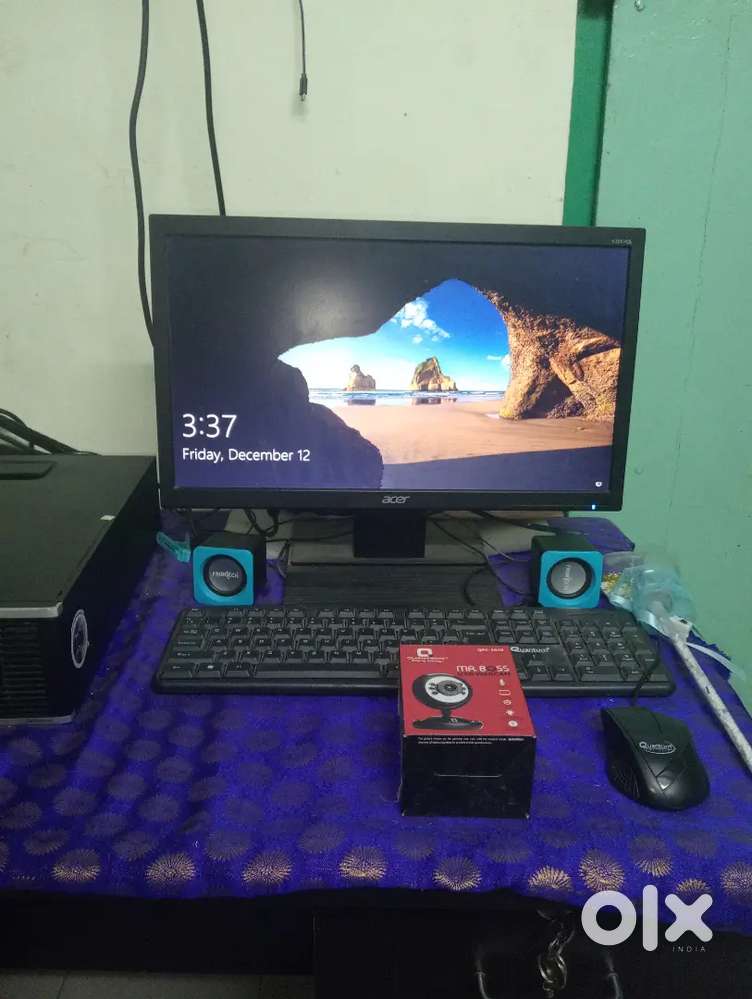 Acer computer full system (with keyboard,webcam, speaker)