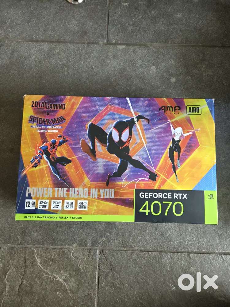 Nvidia GeForce RTX 4070 Graphics Card (Spiderman Collectors Edition)