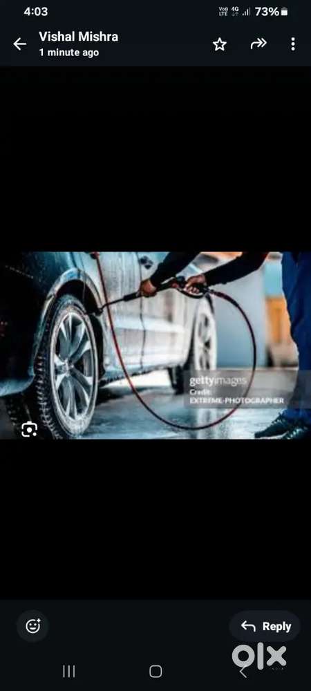 Car washing ka kaam hai  door to door