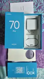 Narzo 70 pro 256 gb gold under warranty full box unused accessaries.