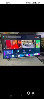43 inch smart android frameless led tv 600 channel free