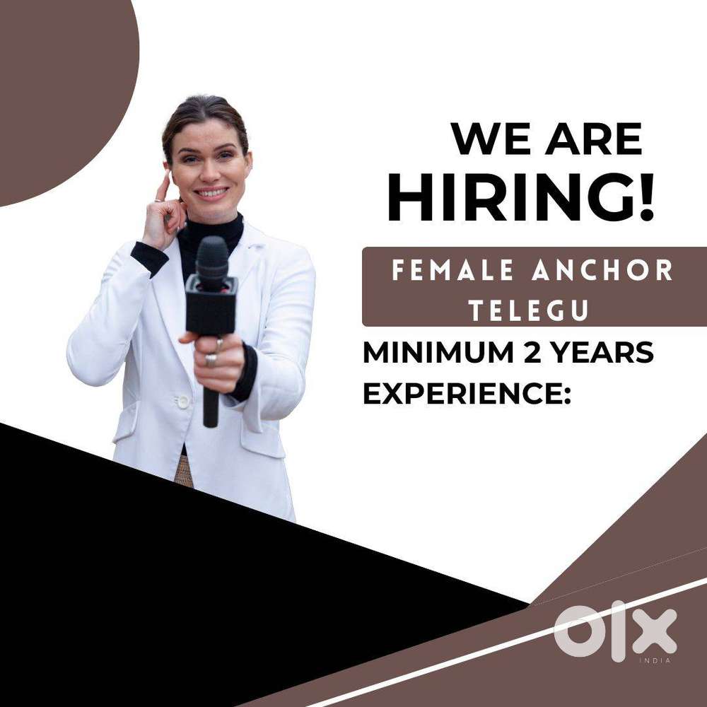 Female Anchor Required
