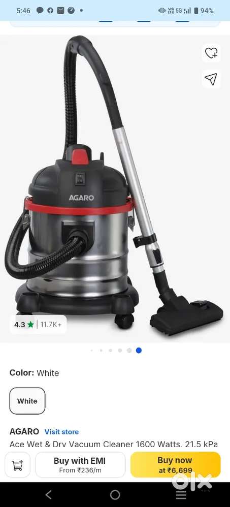 AGARO VACCUM CLEANER
