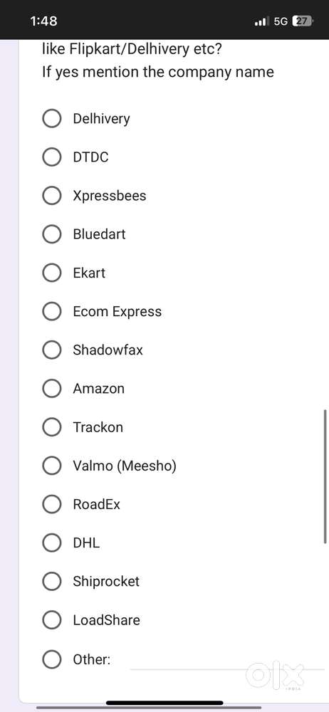 DeliveryBay Parcel Batne  ke liye Dilevery boy chahiye