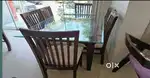 4-Seater Wooden Dining Table  – ₹10,000 (Negotiable)