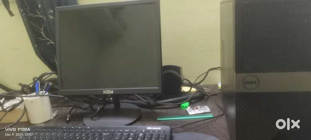 Dell, cpu, +17इंच monitar display as like new