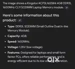 4+4 GB Laptop RAM