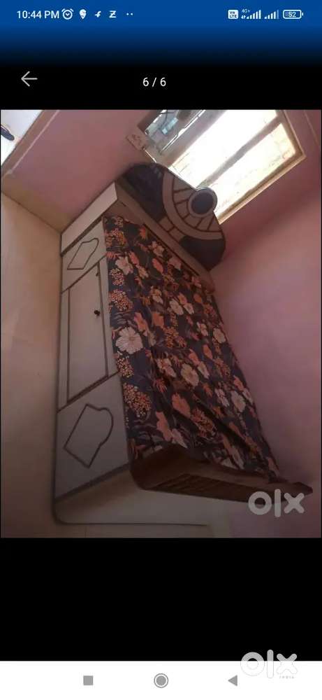 4x6 Double Bed Foldable Bed Wooden Made