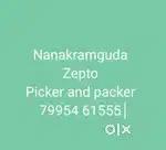 Wanted male (Picker&loader) Nanakramguda