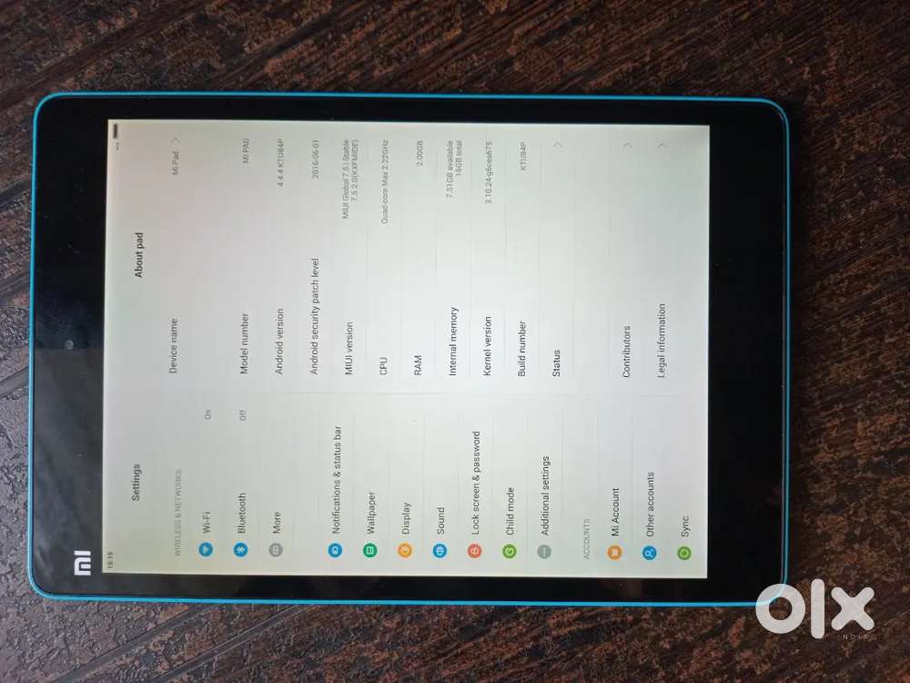 MI PAD Android