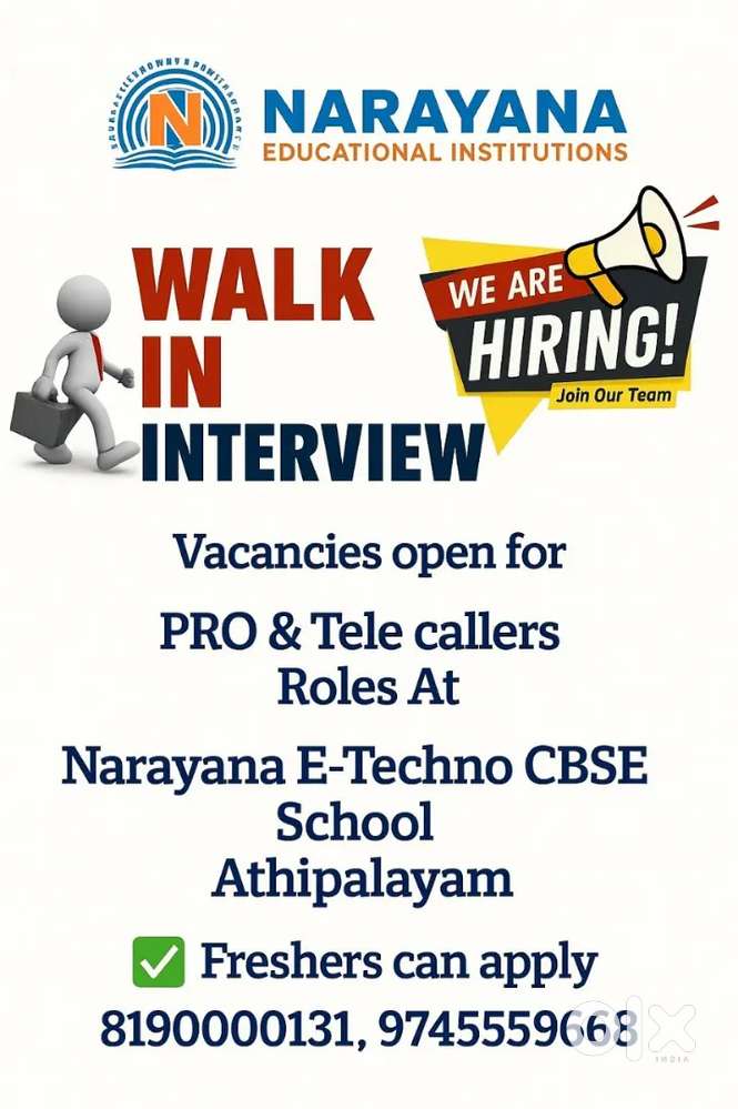 Need PROs & Telecallers