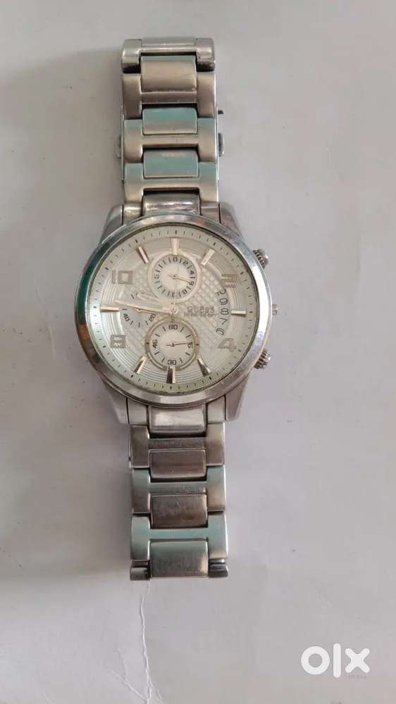 Steel watch top model guess 100/330ft