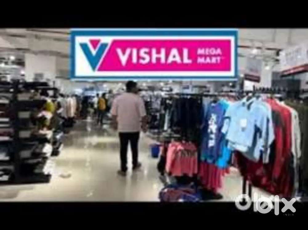 DIRECT JOINING @ VISHAL MEGA MART MALE AND FEMALE CAN APPLY.