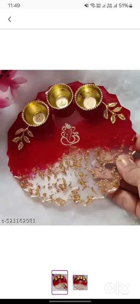 Puja thali and resin products, Swift, Hyundayi, Laptop, Phone