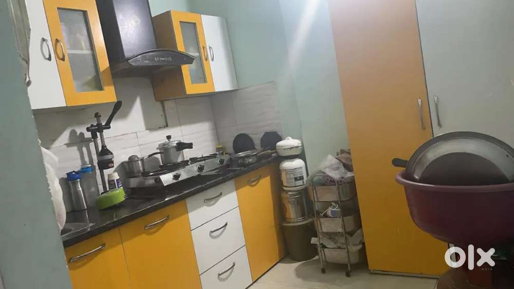 Flat for rent/sell semi furnished garden facing