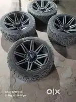 FIT IN THAR SCORPIO S11 CLASSIC jeep WRANGLERS AT TYRE PLATI ALLOY WHE