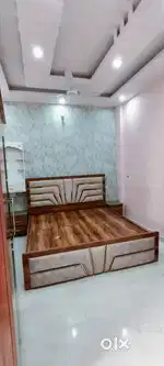 One room washroom kitchen modular bed geyser fan almirah