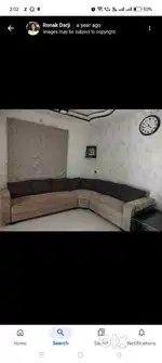 L shaped sofa
