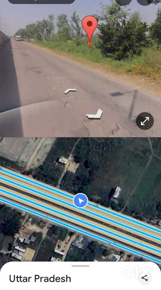 Highway plot in birhana chauraha ,sikandra,kanpur dehat