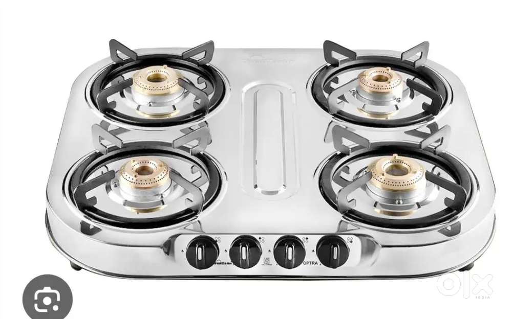 Gas stove with Cylinder