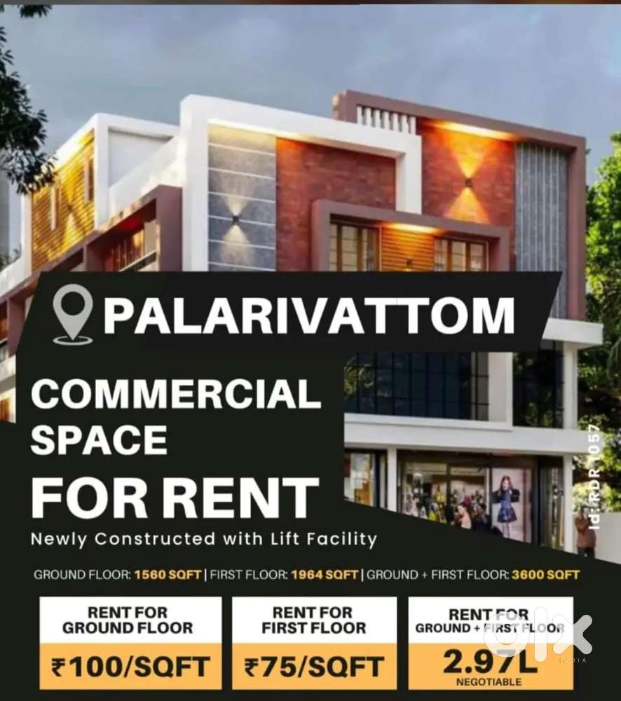 Commercial Building- G+2 + Apartments 1st floor & apartment available