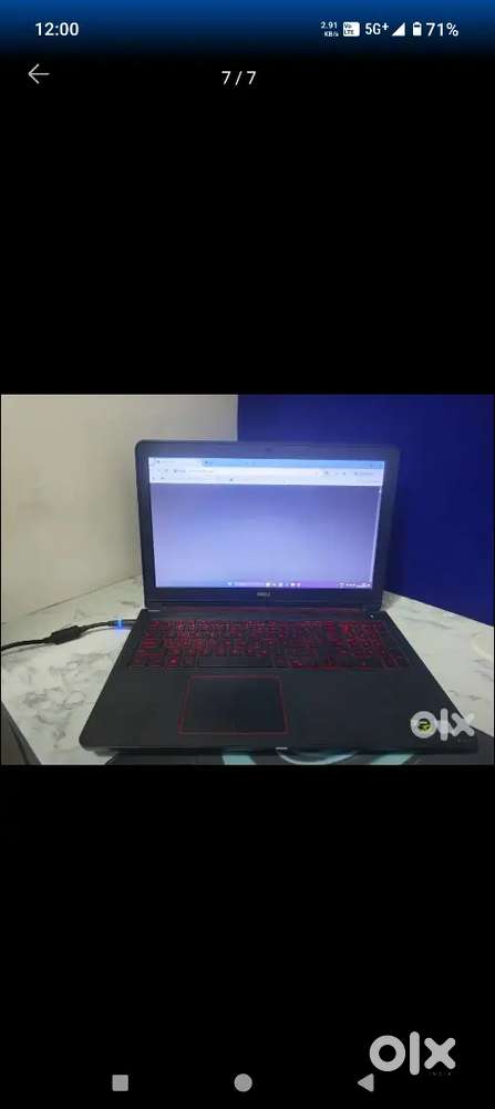 Laptop Dell Inspiron 5577 i5 7th Gen  8 GB RAM  Nvidia GeForce GTX