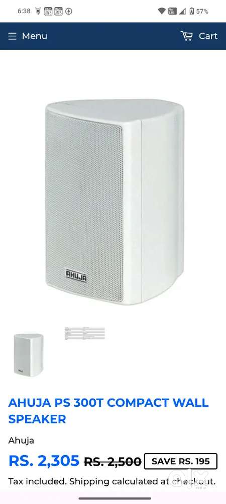 Ahuja speaker 300T compact