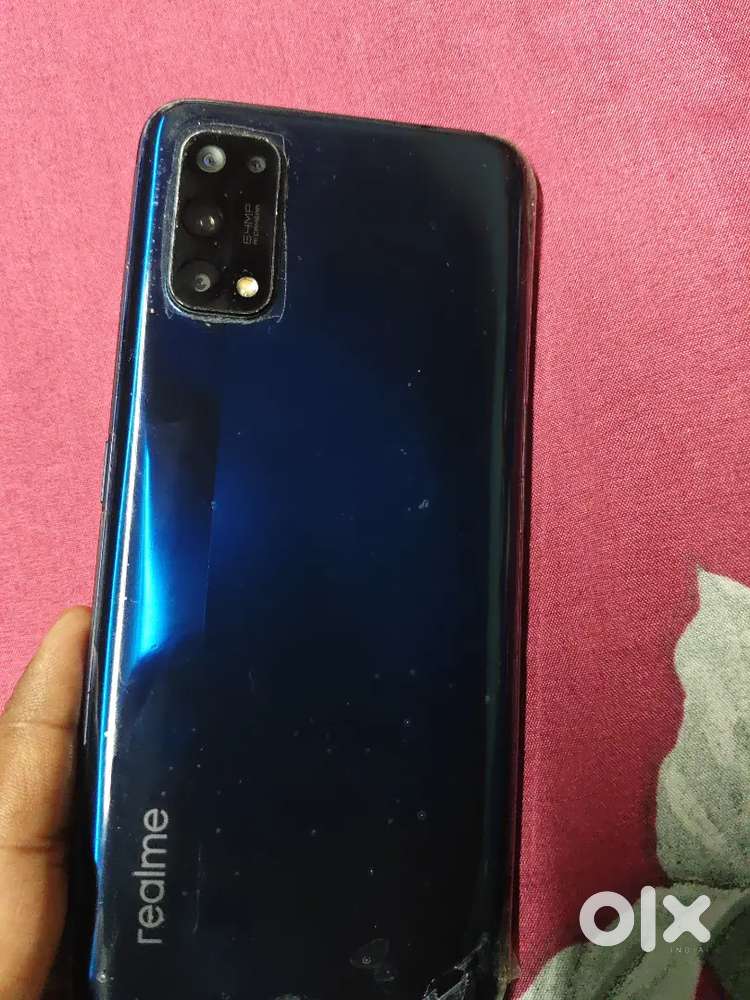 realme 7 pro 8+128 1 st hand h blue color ka