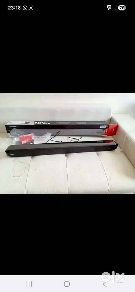 Boat home theatre bar pack piece no use Bluetooth HDMI 12 Ox cable opt